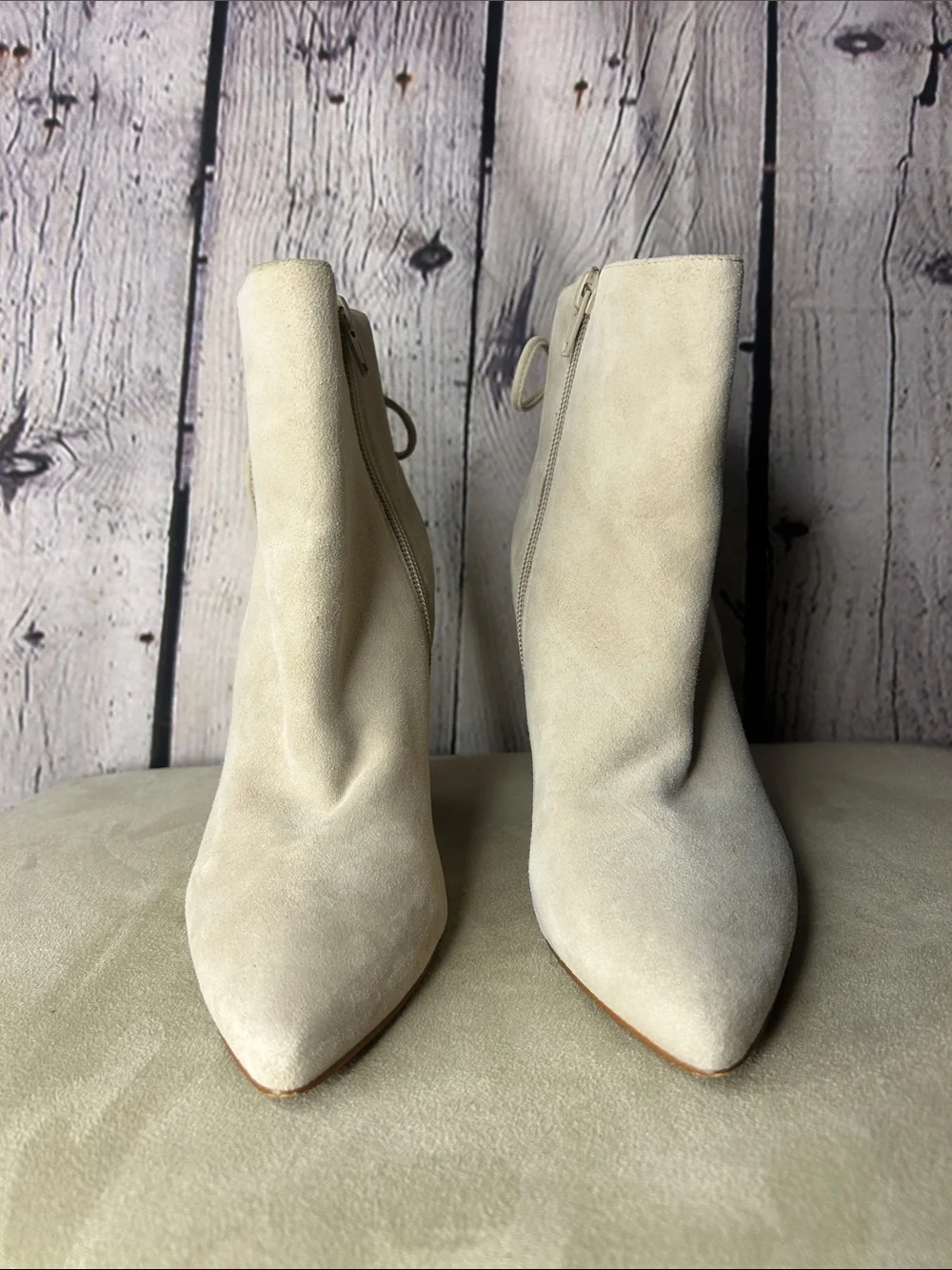 Chinese Laundry Kristin Cavallari suede corset boot womens size 7/37.5, 40495